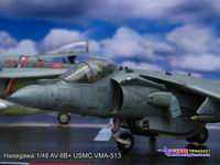 长谷川 1/48 AV-8B+ USMC VMA-513